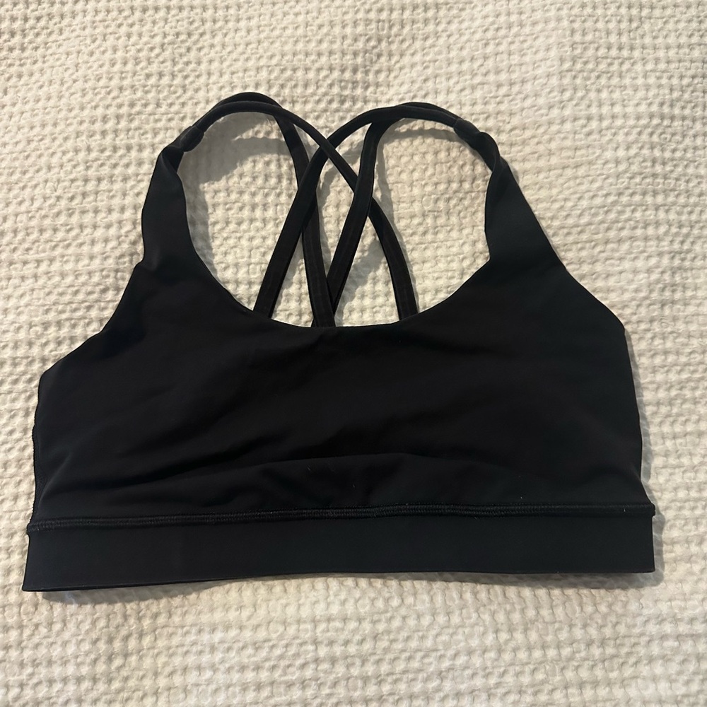 lululemon athletica Black Strappy Sports Bra